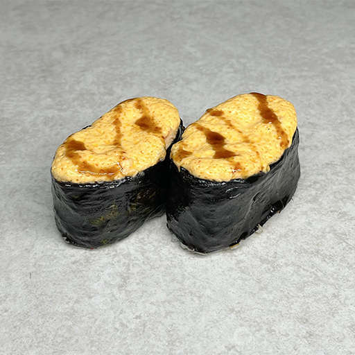 Запеченные спайси с кальмаром 2 шт.