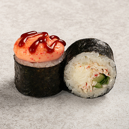 Запеченный Лав с крабом