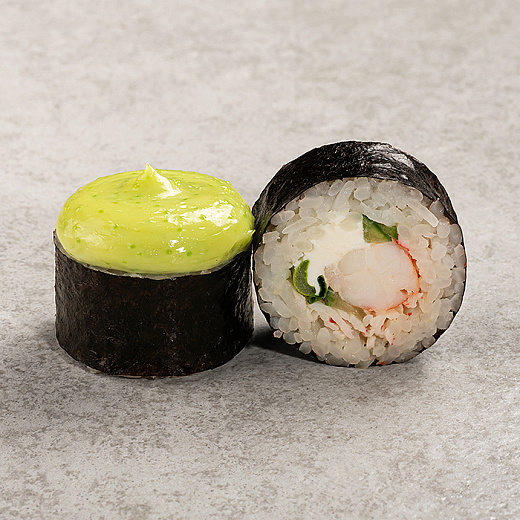 Креветка-краб в сливочном васаби