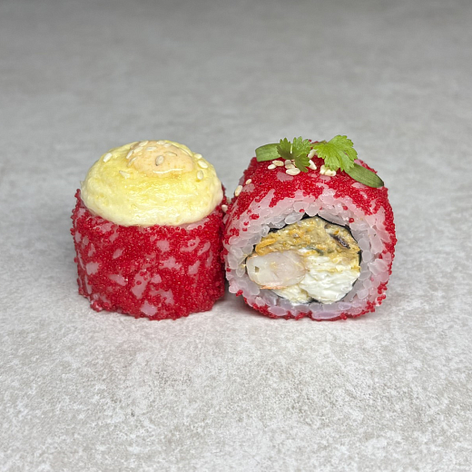 Запеченный с креветкой и мидиями том ям